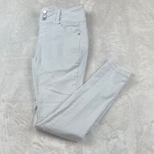Wax Jean Women's Skinny High-Waist Pale Gray Jeans